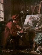 Francois Boucher Le Peintre dans son atelier china oil painting artist